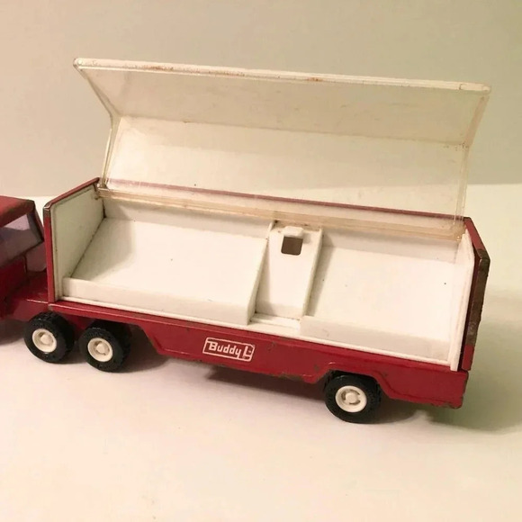 Vintage Buddy L Delivery Truck and Trailer Made in Japan - Picture 5 of 14